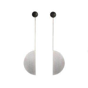 Konzuk Modern Architectural Pyxis Earrings